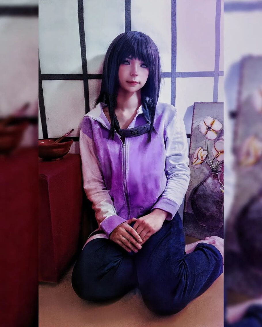 Brasileira cos.lua fez um lindo cosplay da Hinata de Naruto