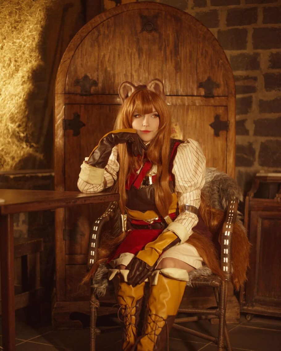 Brasileira hikari.mio fez um lindo cosplay da Raphtalia de Shield Hero