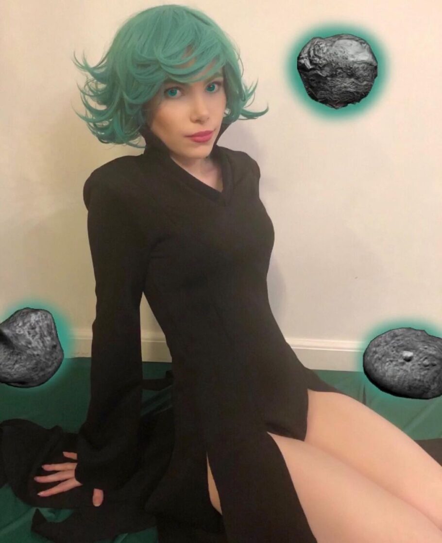 Brasileira lauraarakak fez um lindo cosplay da Tatsumaki de One Punch Man