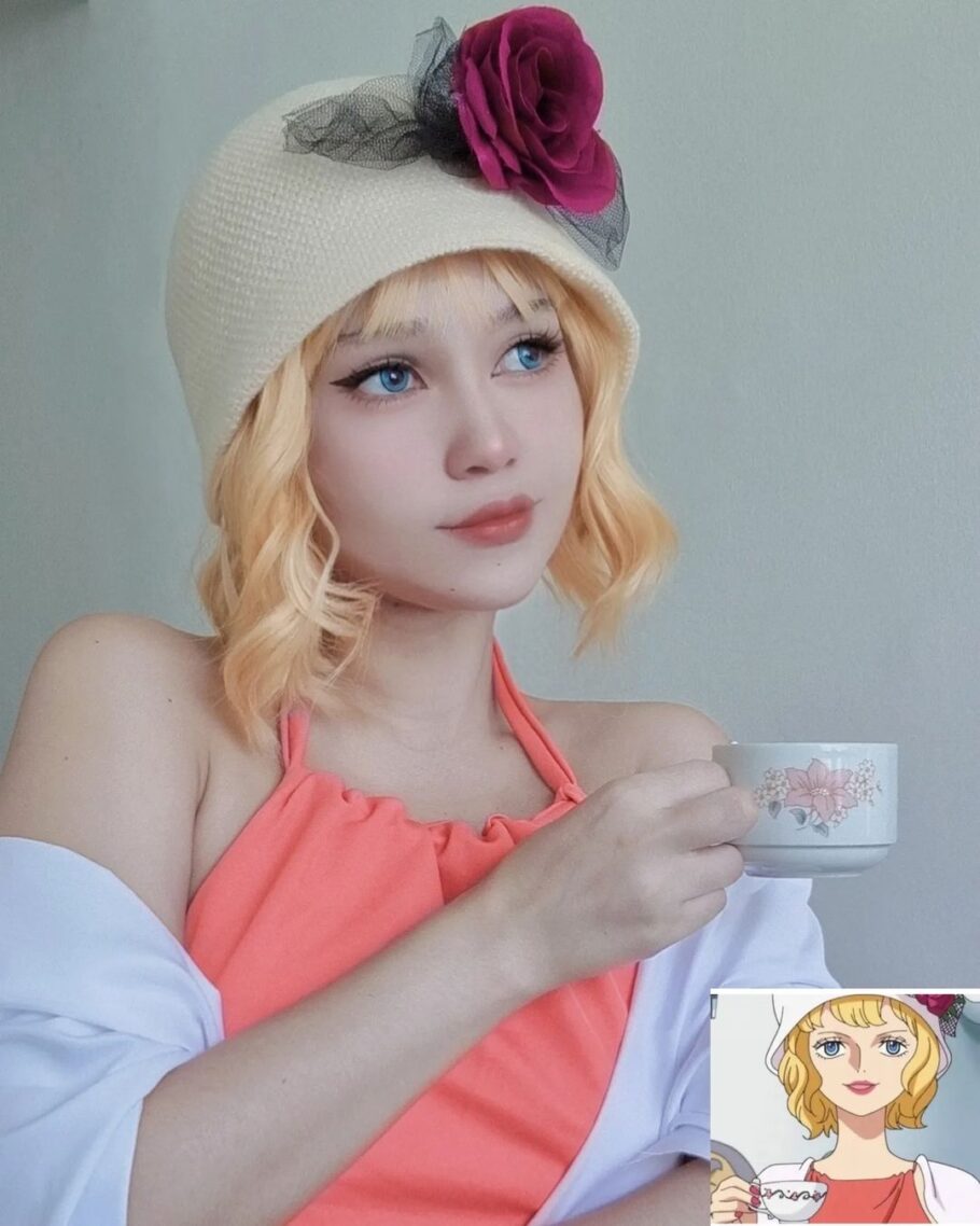 Brasileira purai.prih fez um lindo cosplay da Stussy de One Piece