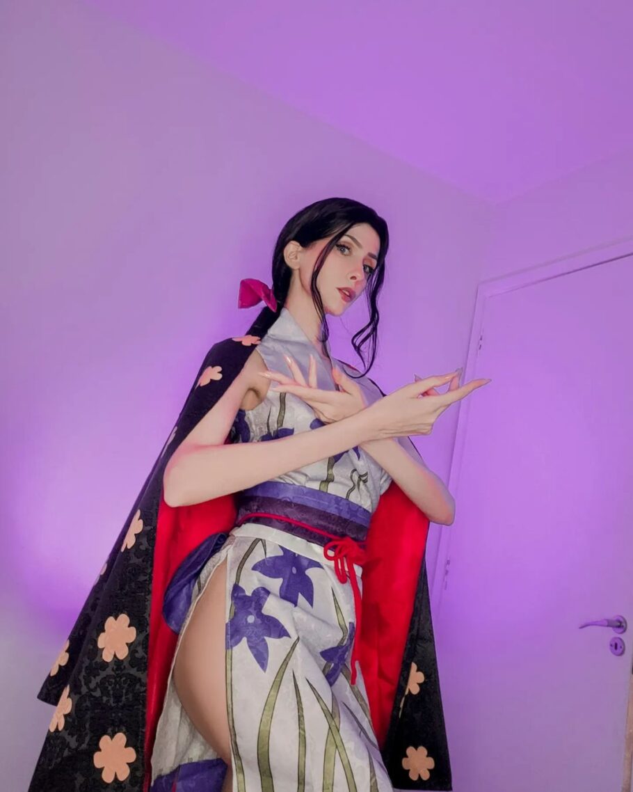 Brasileira mahoualien fez um lindo cosplay da Robin de One Piece