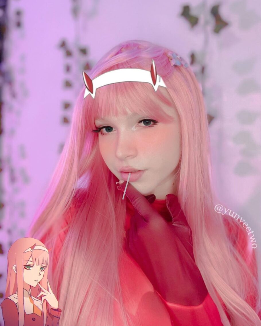 Brasileira fez um lindo cosplay da personagem Zero Two de Darling in The  Franxx - Critical Hits