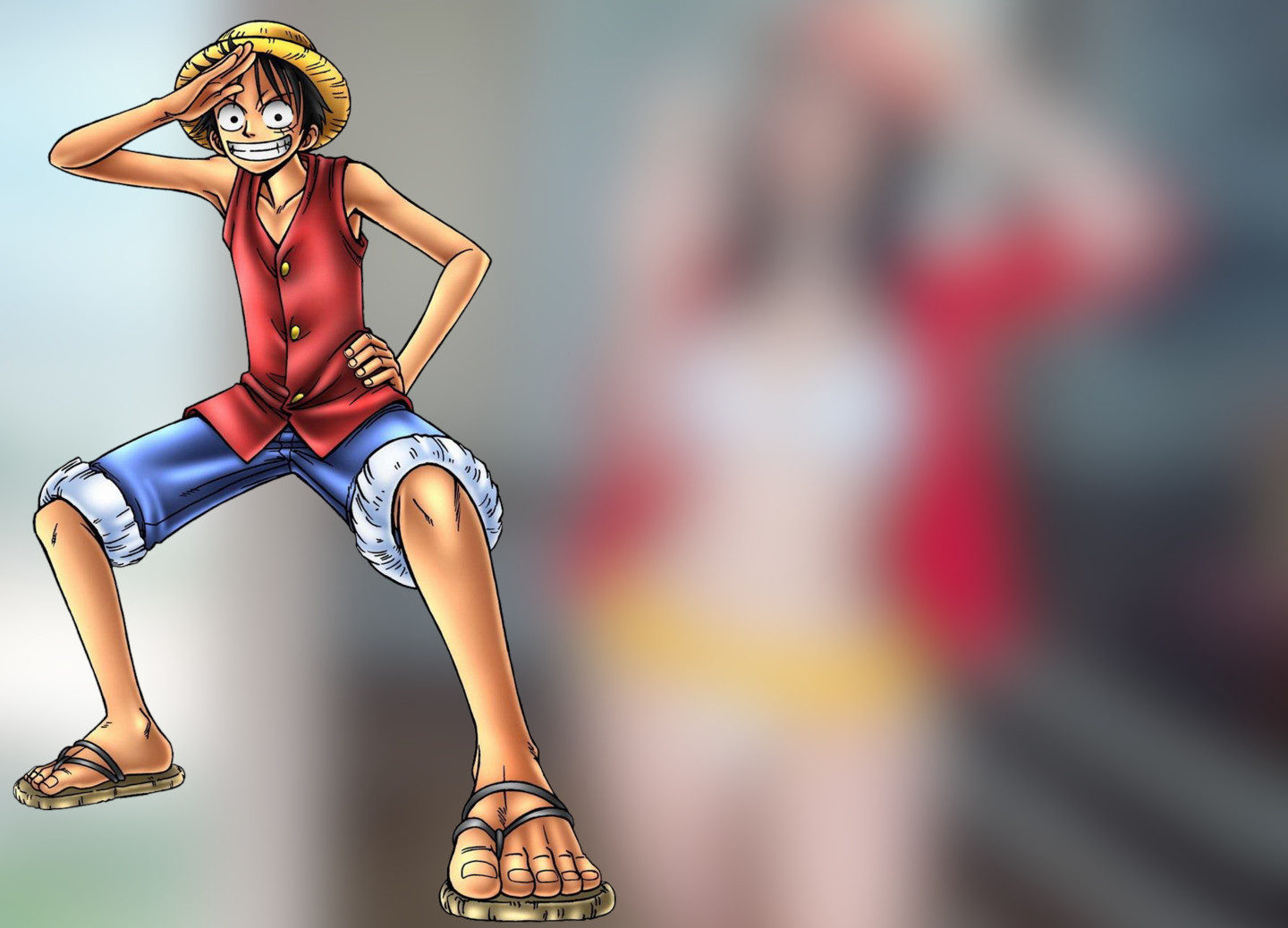 One Piece  Fã faz cosplay feminino de Luffy com visual clássico