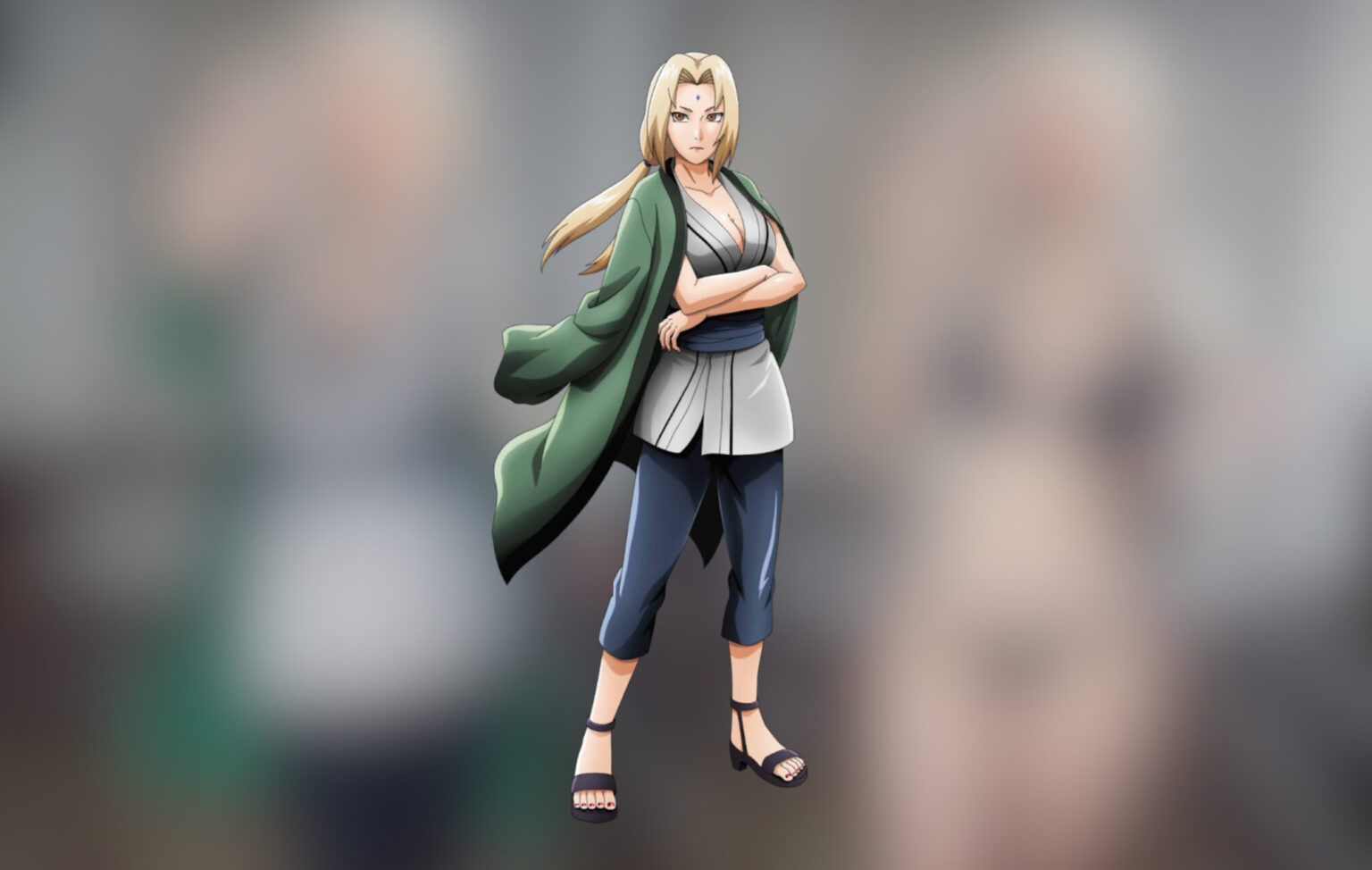 Modelo fegalvao_ fez um ousado cosplay de biquíni da Tsunade de Naruto