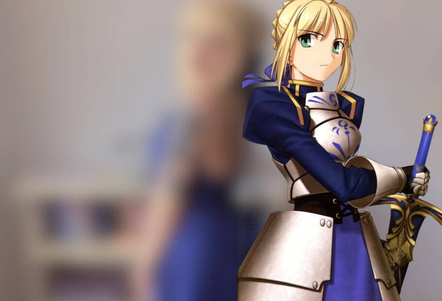 Brasileira its.mooony fez um lindo cosplay da Saber de Fate