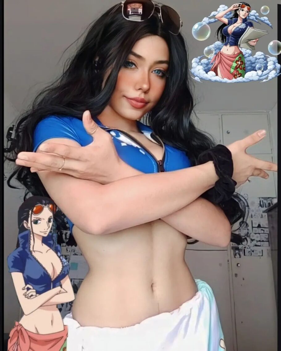 Cosplayer https.beth__ trouxe a Robin de One Piece para a vida real em um lindo cosplay