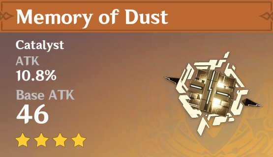 Memory of Dust em Genshin Impact: veja o que é e como conseguir a arma