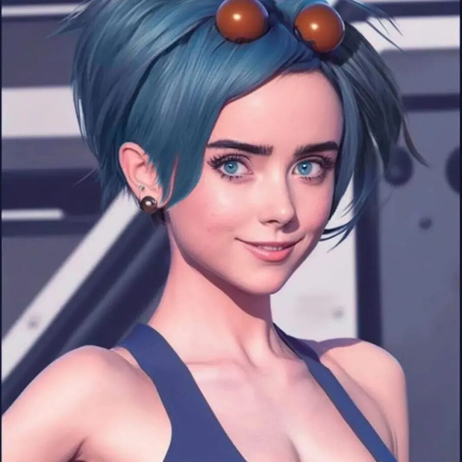 Artista brasileiro fez uma arte realista impressionante da Bulma de Dragon Ball