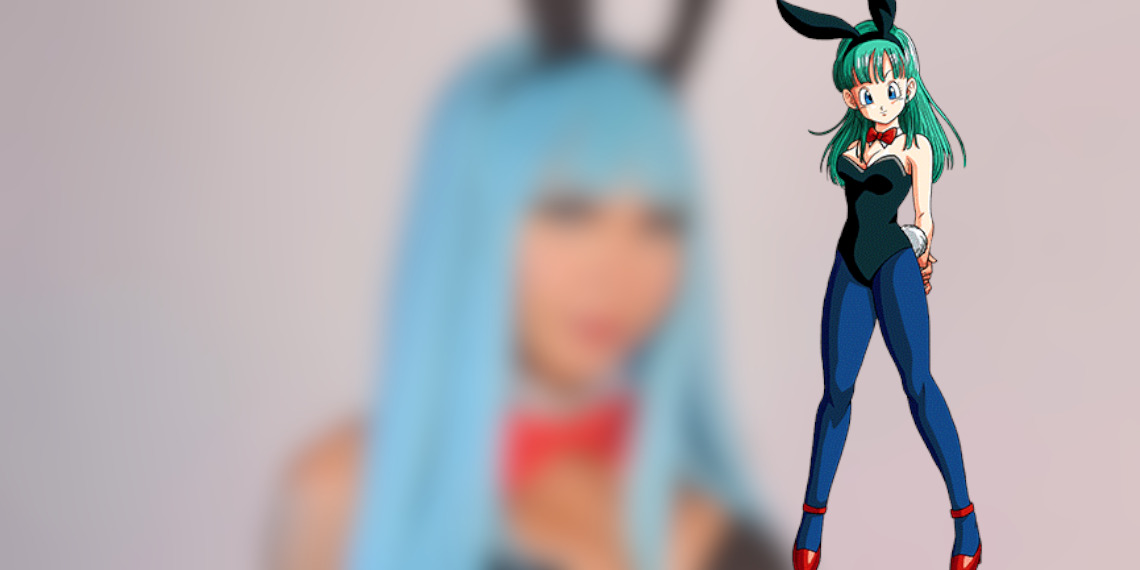 Cosplayer recriou a Bulma Coelhinha de Dragon Ball com perfeição