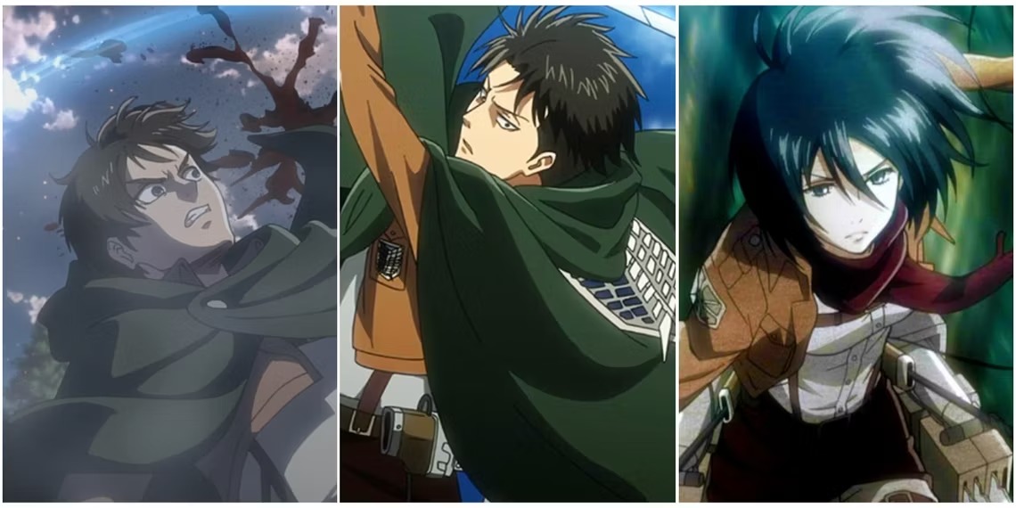 10 Melhores personagens de Attack on Titan, classificados