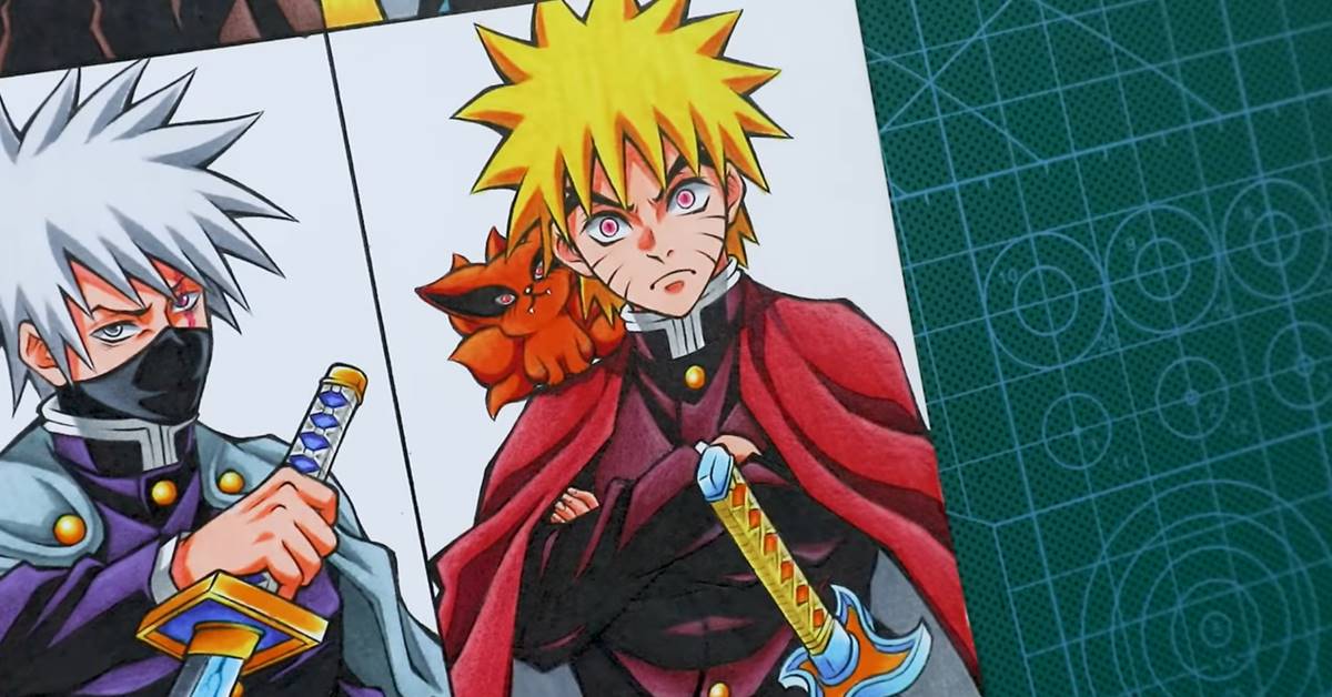 Artista Recria Uma Nova Perspectiva Dos Hokages De Naruto Como Hashiras De Demon Slayer 1242