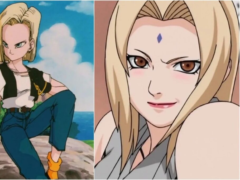 Este seria o resultado da fusão entre Tsunade e Androide 18 num crossover entre Naruto e Dragon Ball Z