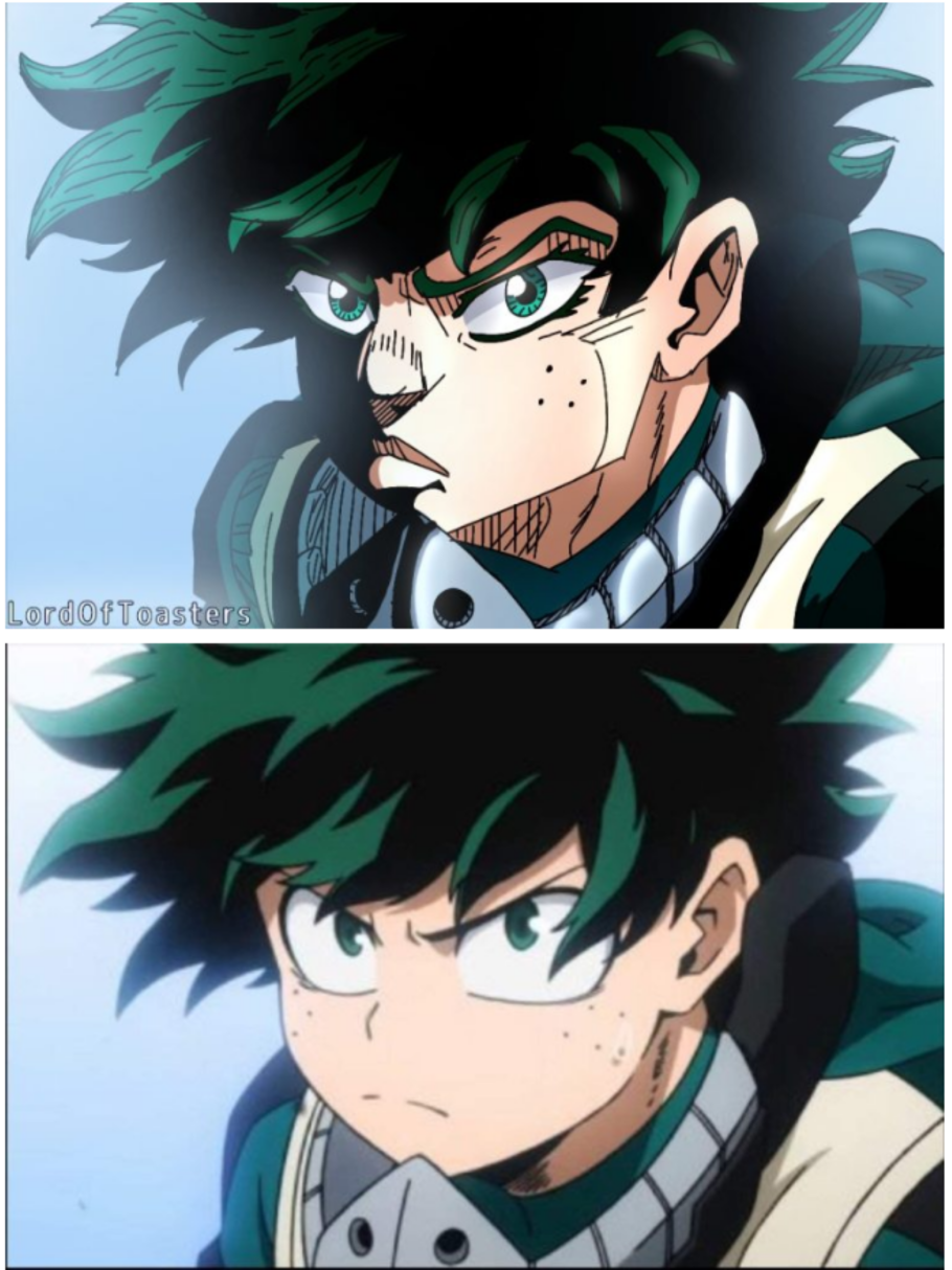 Artista recria Deku de My Hero Academia no estilo de Jojo e resultado surpreende