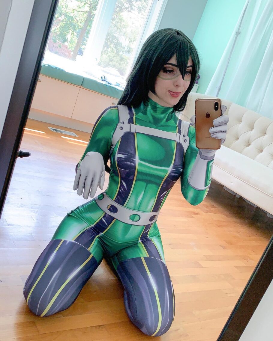 Fã De My Hero Academia Surpreende Com Apaixonante Cosplay Da Froppy Critical Hits 1352