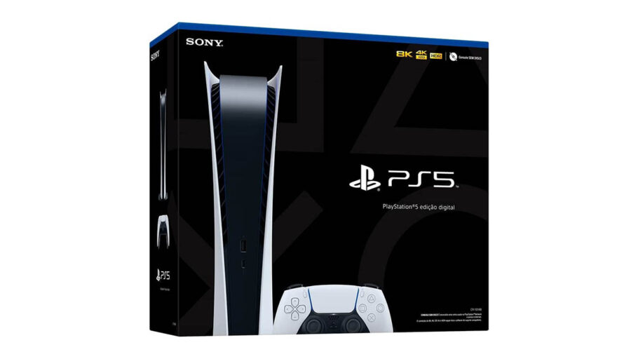 Console PS5 Digital por R$ 3.999,99 na Amazon (menor preço dos últimos 30 dias)