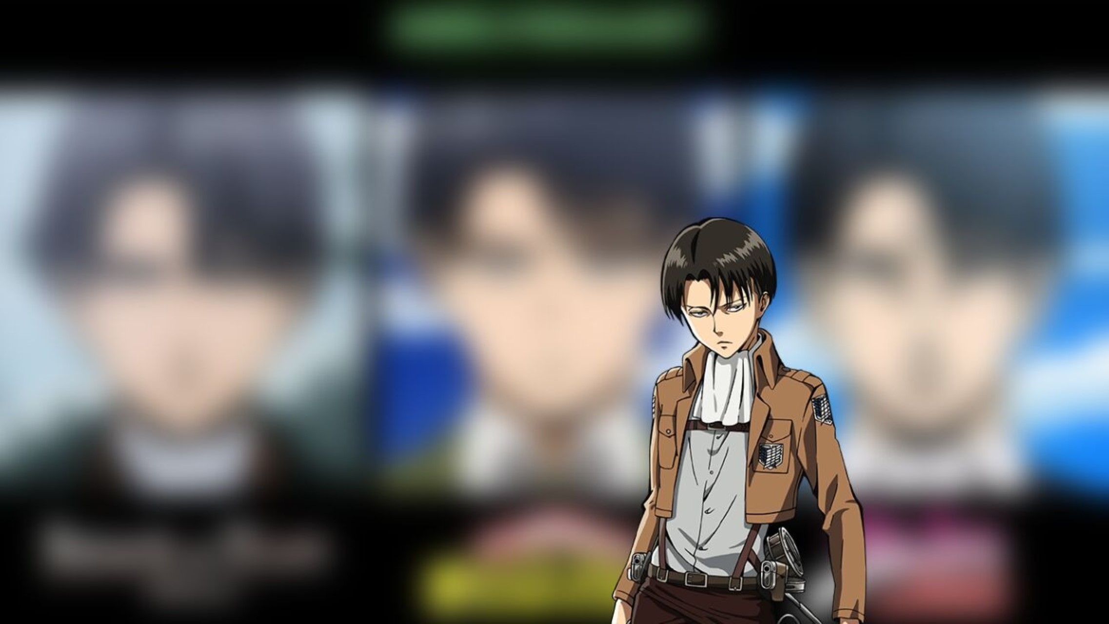 Este seria o visual do Levi de Attack on Titan no estilo de 9 animes diferentes