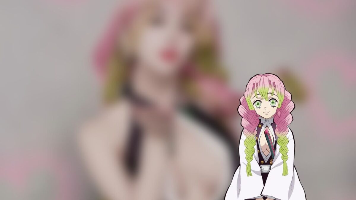 Modelo cluelo fez um ousado cosplay da Mitsuri de Demon Slayer