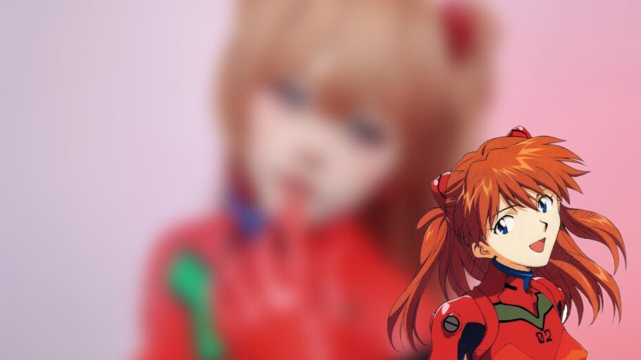 Este é um perfeito cosplay da incrível Asuka Soryu de Neon Genesis Evangelion feito por fã