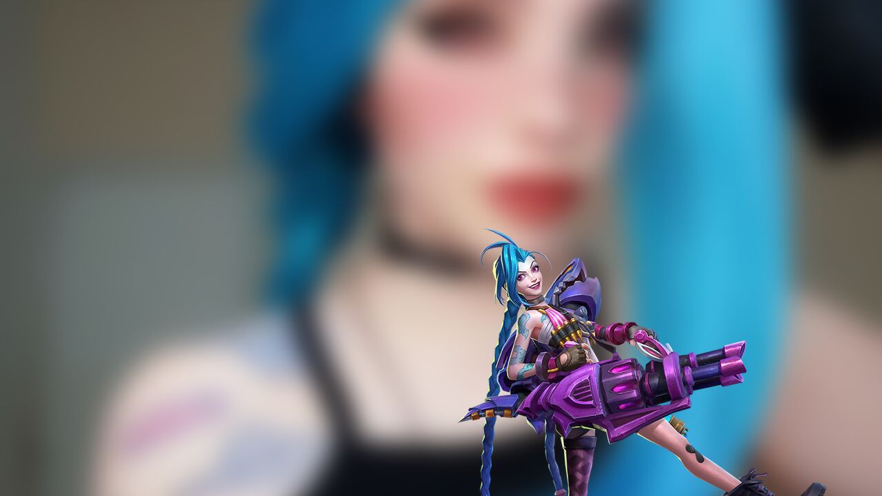 Cosplayer surpreende com fiel e detalhado cosplay da Jinx de League of Legends