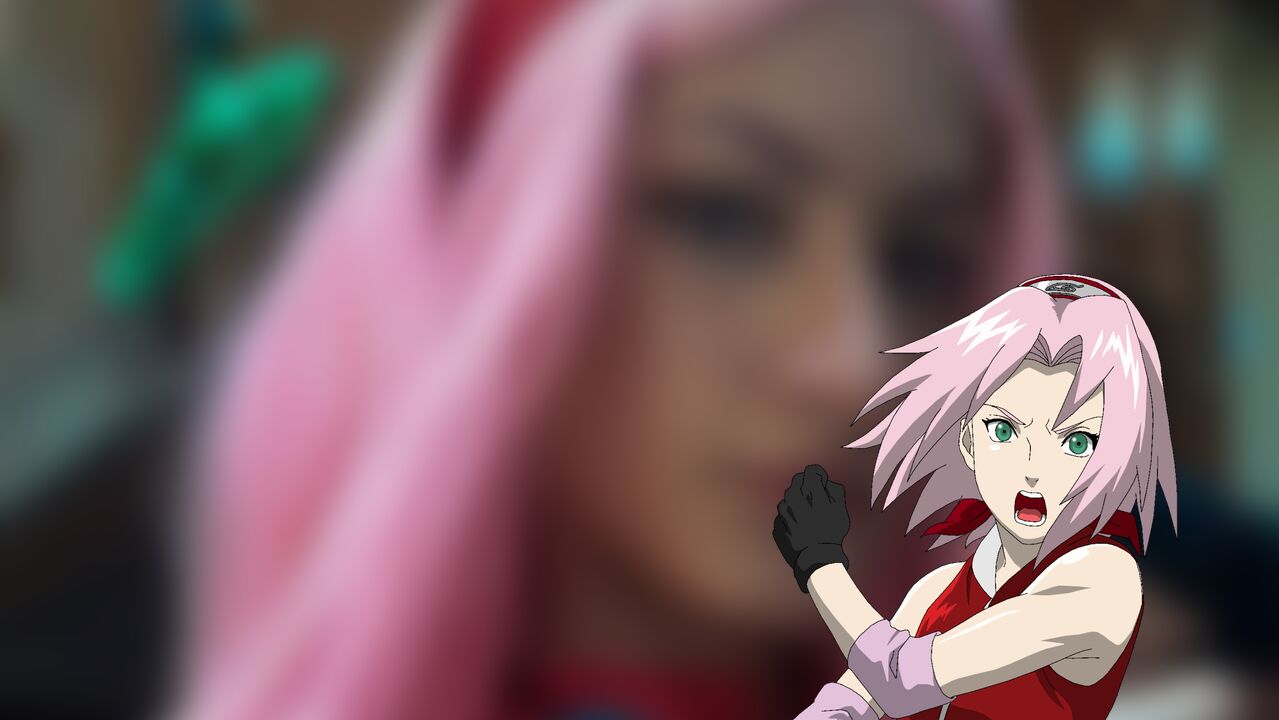 Sakura Haruno ganha vida em um cosplay impressionante por uma fã de Naruto