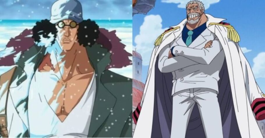 Quem vencerá a luta entre Aokiji e Garp em One Piece?