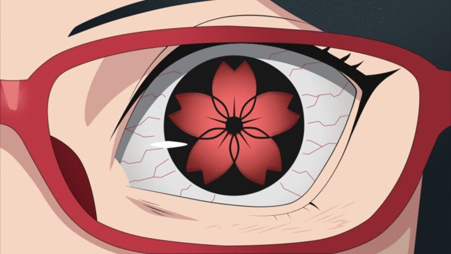 Visual completo de Sarada Uchiha crescida em 'Boruto' vaza nas