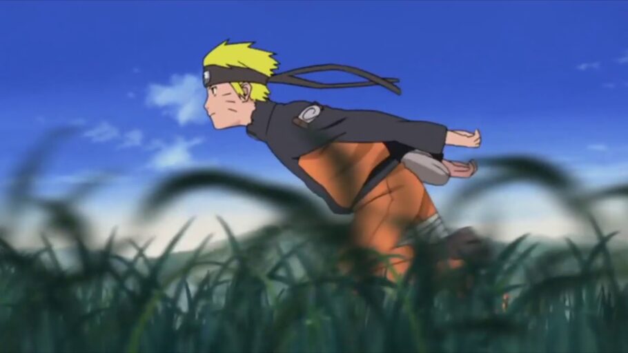 Entenda como funciona a física da corrida ninja com os braços para trás em Naruto