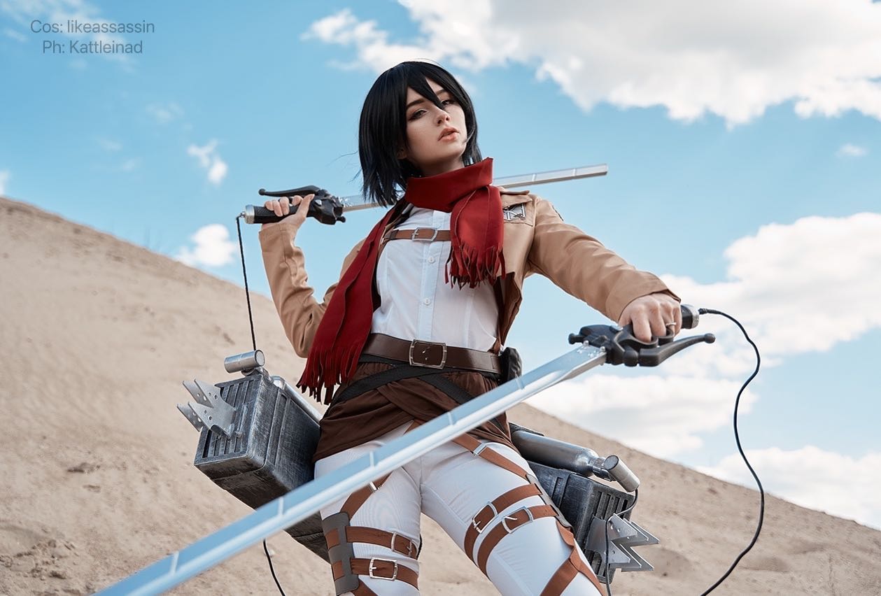 Fã de Attack on Titan recriou a Mikasa em um cosplay encantador - Critical  Hits