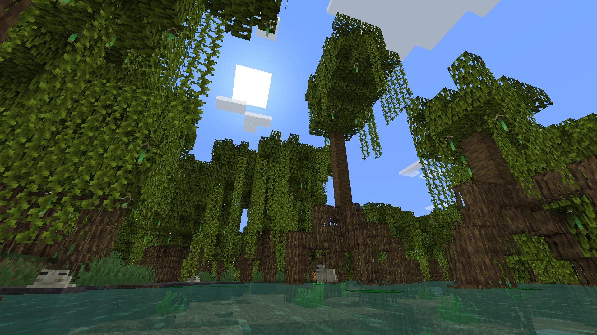 Minecraft árvores de mangue