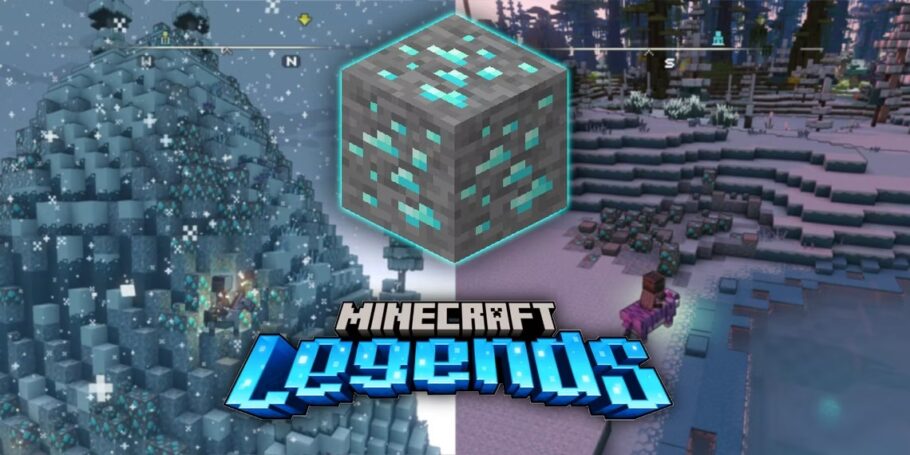 Minecraft Legends - Onde encontrar Diamante