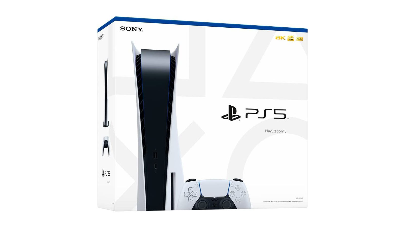 Console Playstation 5 Edição Digital, SSD 825GB, Branco + Controle Sem Fio Dualsense