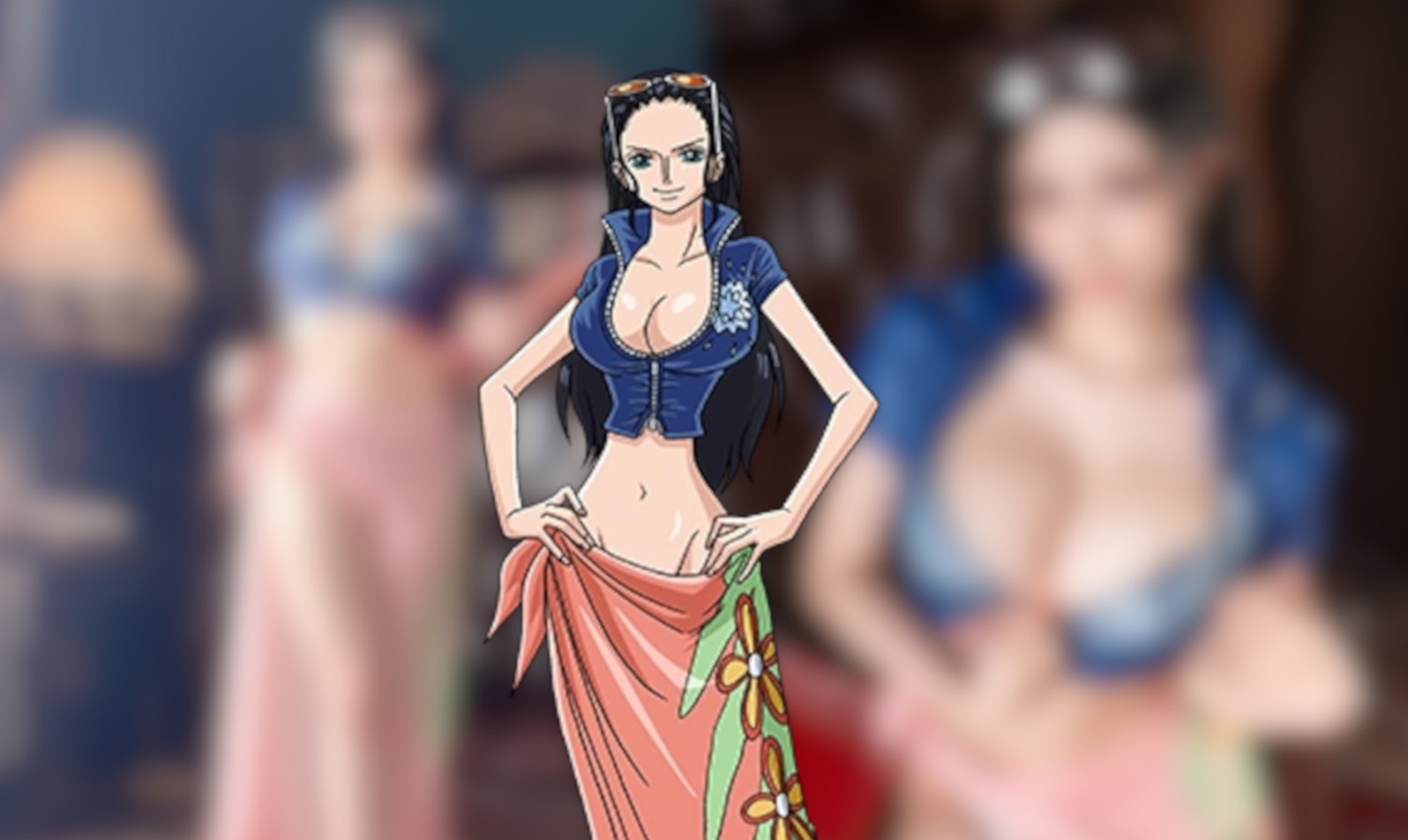 Modelo fez um ousado cosplay de Nico Robin de One Piece