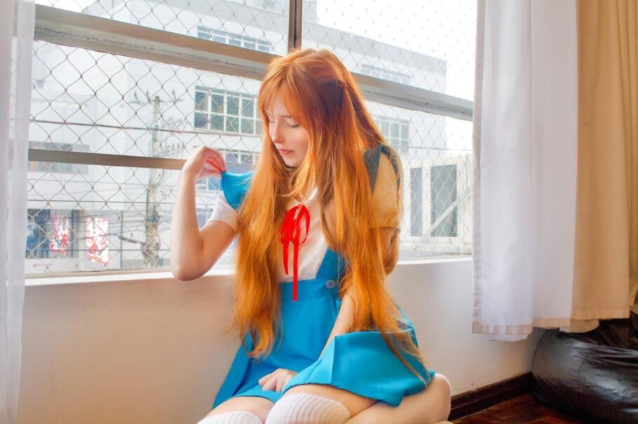 Brasileira abysslayla fez um lindo cosplay da Asuka de Chainsaw Man