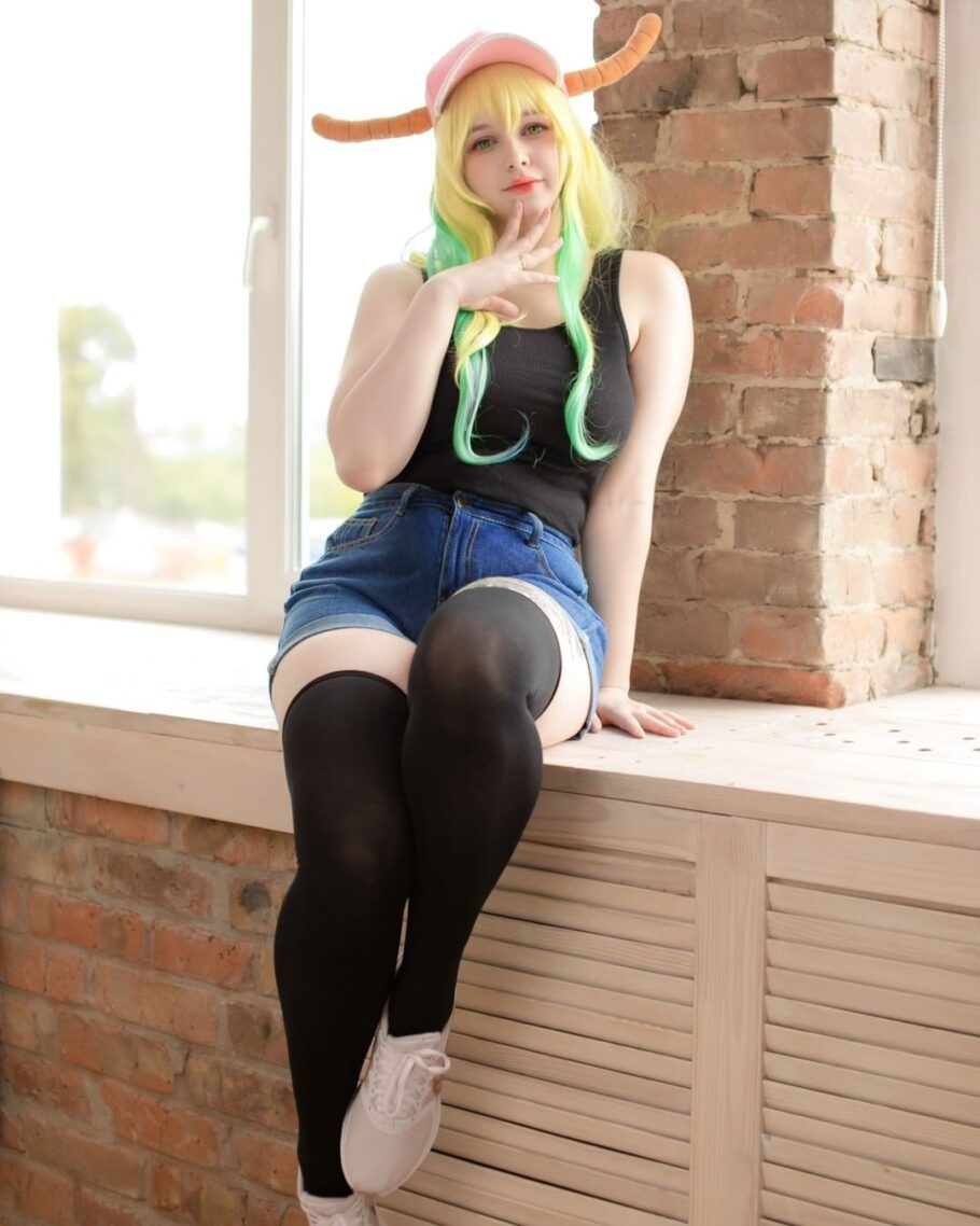 Modelo minty_miyako fez um cosplay apaixonante da Lucoa de Miss Kobayashi’s Dragon Maid