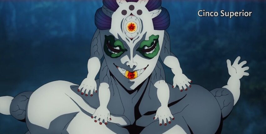 ONI DA LUA SUPERIOR NÚMERO UM #ANIME #demonslayer #kimetsunoyai