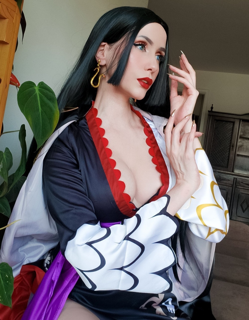 Brasileira mahoualien fez um apaixonante cosplay de Boa Hancock