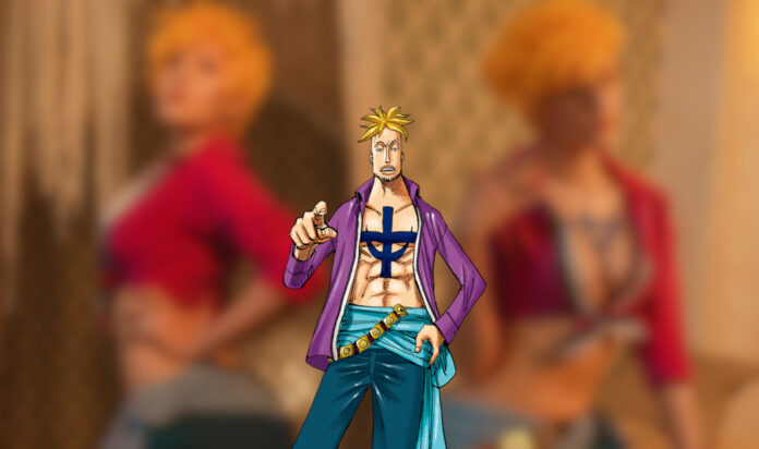 Modelo imaginou como seria uma versão feminina de Marco de One Piece