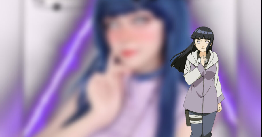 Modelo talentosa arrasa com cosplay de Hinata Hyuuga, conquistando corações com sua interpretação apaixonante