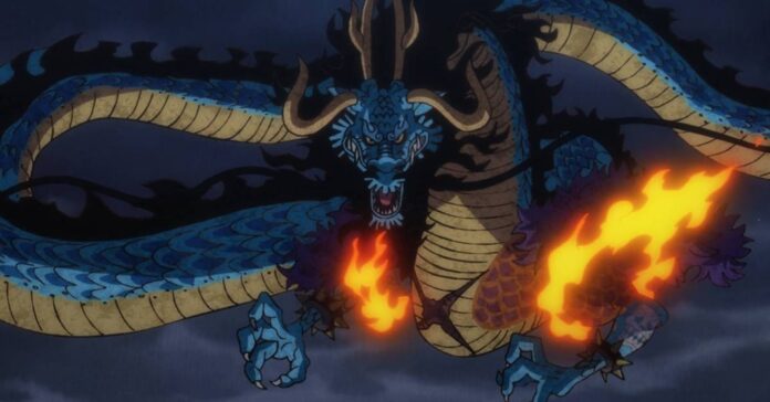 Kaido ganha uma action-figure colossal em sua forma dragão em One Piece