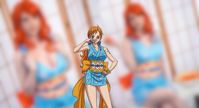 Modelo Ellie Rae fez um adorável cosplay de Nami de One Piece