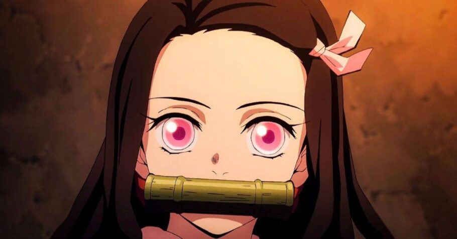 Entenda a razão verdadeira de Nezuko utilizar uma mordaça de bambu em Demon Slayer