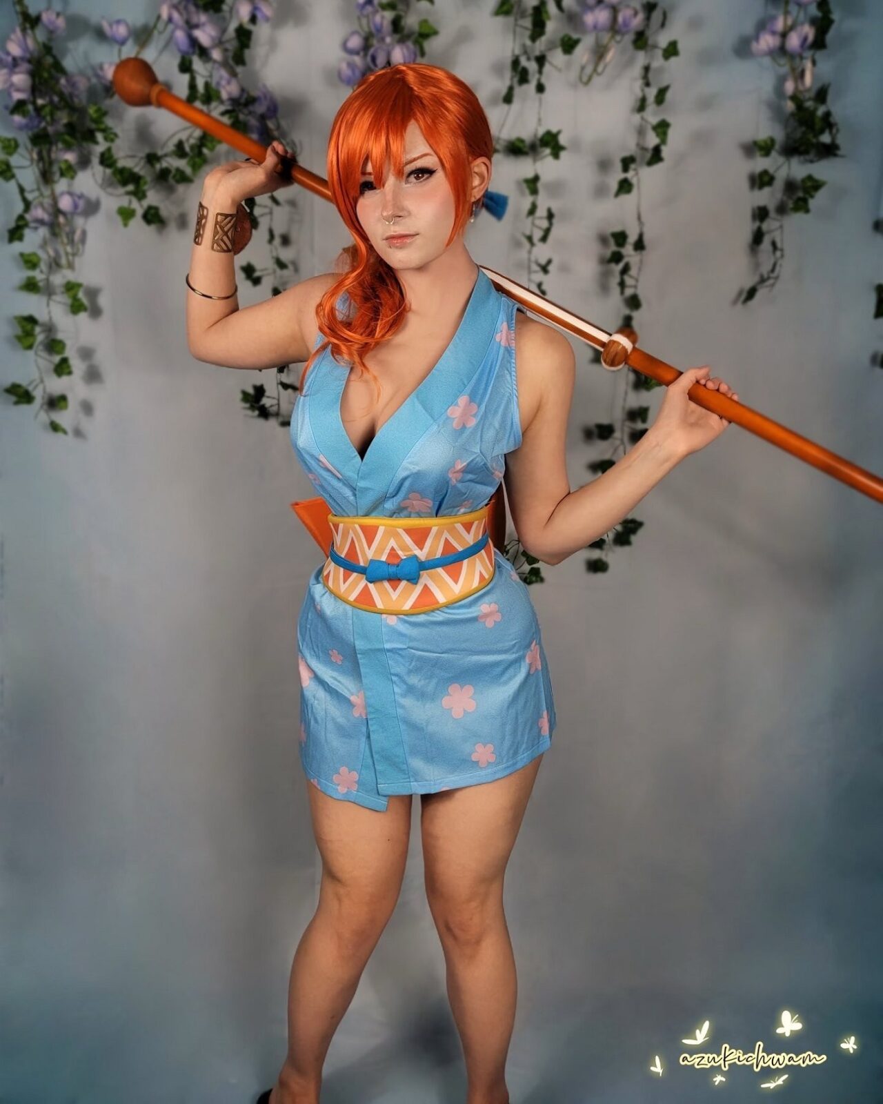 One Piece: Cosplay de Nami é puro suco brasileiro em ritmo de Copa do Mundo