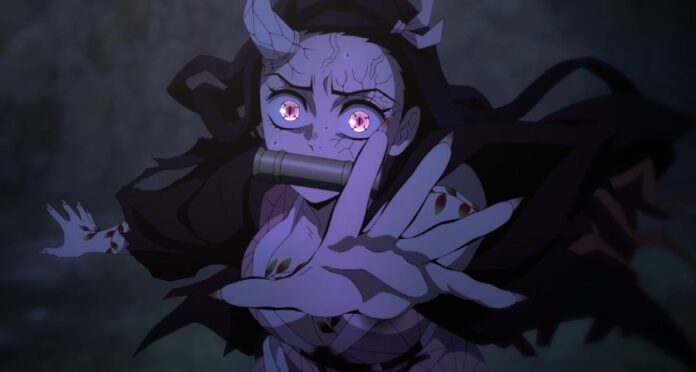 NEZUKO quase MORRE na FRENTE DO TANJIRO! Demon Slayer 3 Kimetsu no