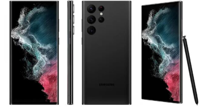 Smartphone Samsung Galaxy S22 Ultra por R$ 3.838,22 no Magalu