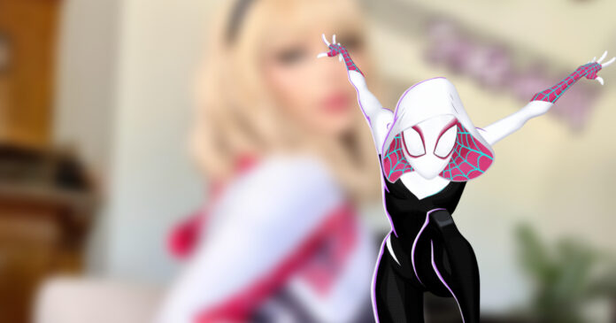 Cosplayer impressiona com incrível interpretação da icônica Spider Gwen em um cosplay espetacular