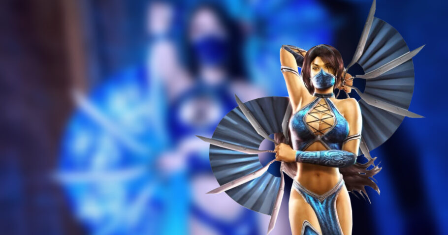 Modelo Encanta Com Excepcional Cosplay De Kitana De Mortal Kombat Que