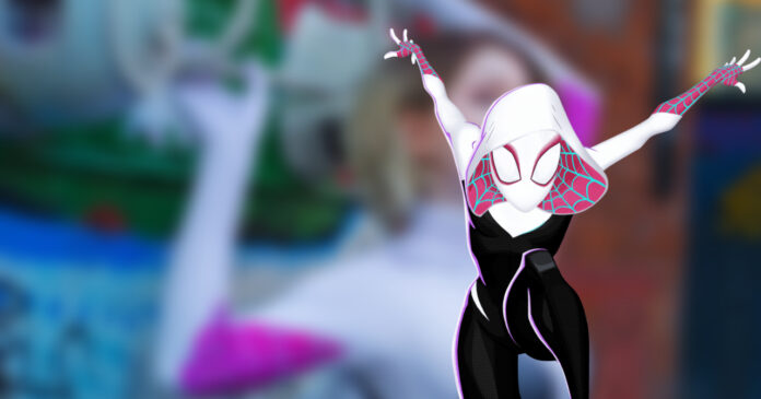 Modelo likeassassin encanta ao encarnar a icônica Spider Gwen com um cosplay espetacular