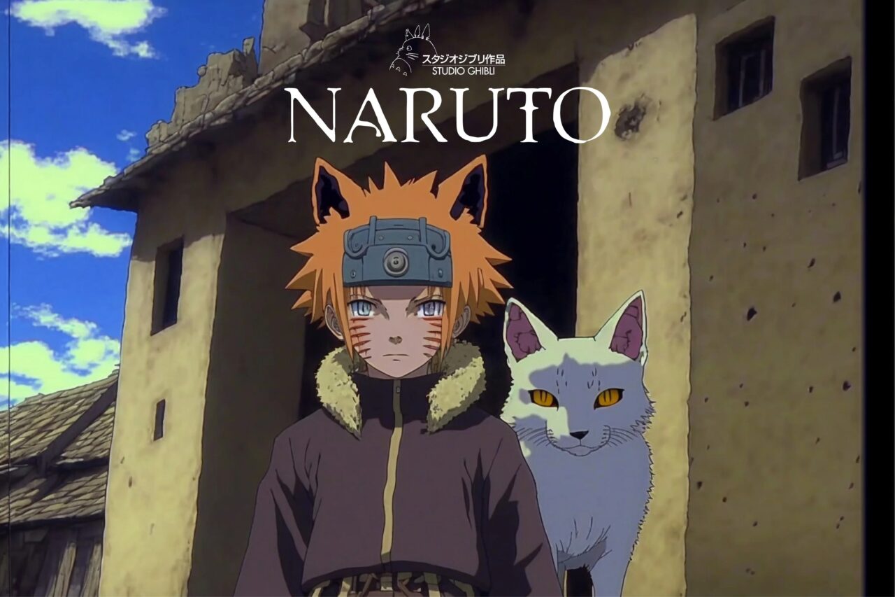 Inteligência Artificial imagina Naruto como um filme do Studio Ghibli e o resultado é impressionante