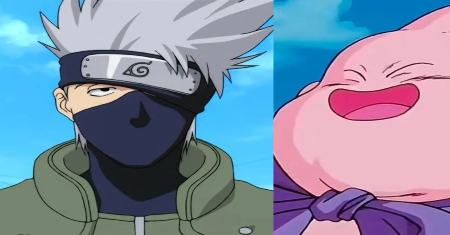 Ilustrador Imagina Como Seria A Fus O De Majin Boo De Dragon Ball Com Kakashi De Naruto