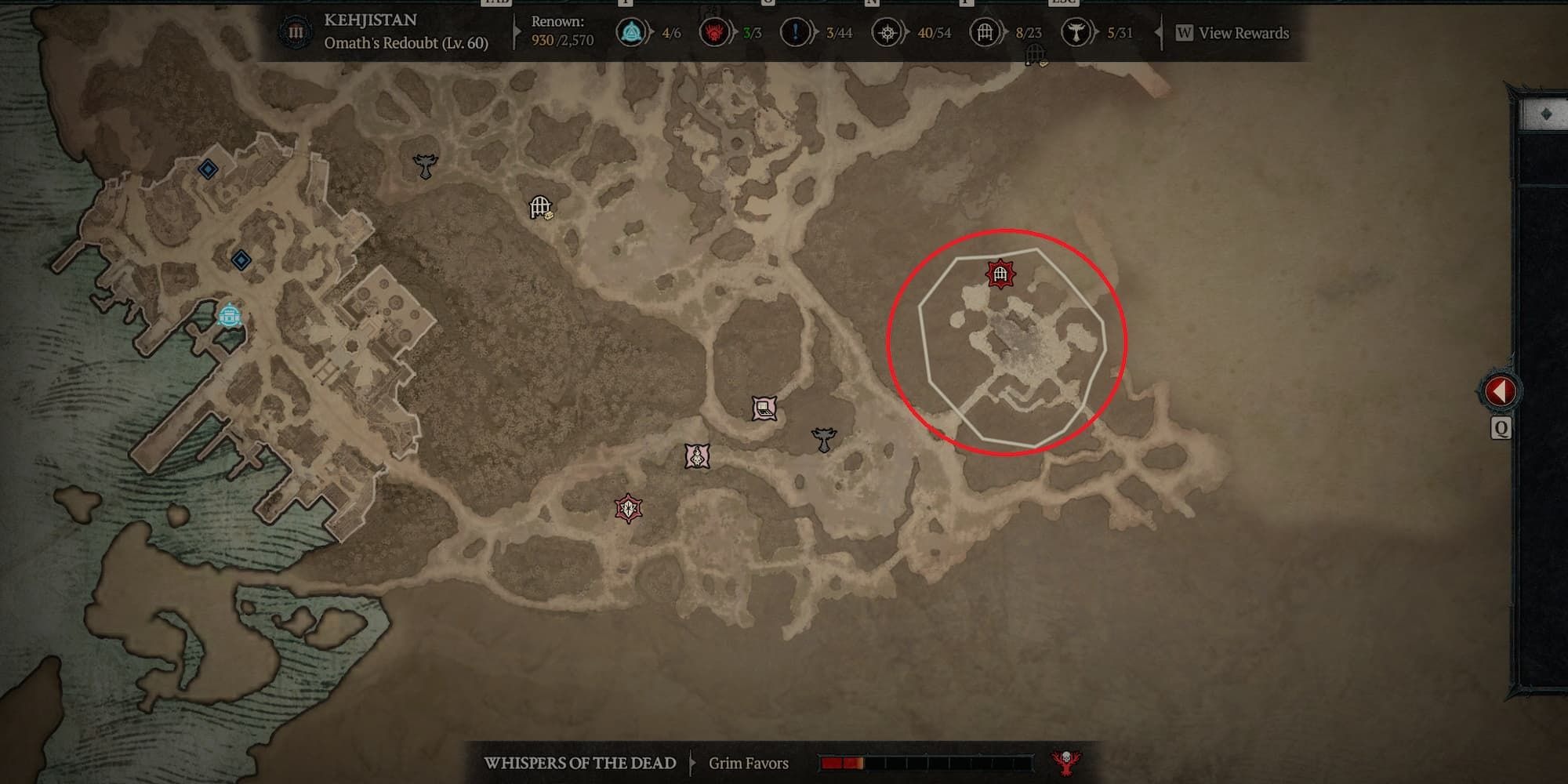 Diablo 4 - Todas as Fortalezas em Kehjistan - Critical Hits